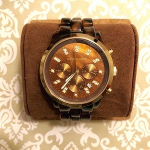 Michael Kors Tortoise Shell Watch